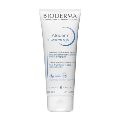 BIODERMA ATODERM INTENSIVE EYE, sausos ir sudirgintos akių zonos priežiūros priemonė, bekvapė, 100 ml