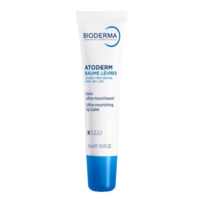 BIODERMA balzamas labai sausoms lūpoms ATODERM BAUME LEVRES, 15 ml