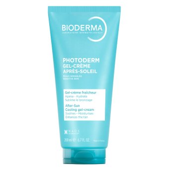 BIODERMA drėkinantis, raminantis gelis-kremas po deginimosi jautriai odai PHOTODERM GEL-CREME, 200 ml