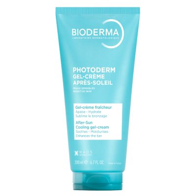 Bioderma drėkinantis, raminantis gelis kremas po deginimosi jautriai odai Photoderm Gel-créme, 200 ml