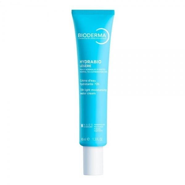 BIODERMA drėkinantis veido kremas normaliai, mišriai odai HYDRABIO LÉGÈRE, 40 ml