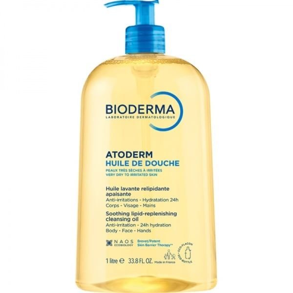 BIODERMA dušo aliejus ATODERM HUILE DE DOUCHE, 1000 ml