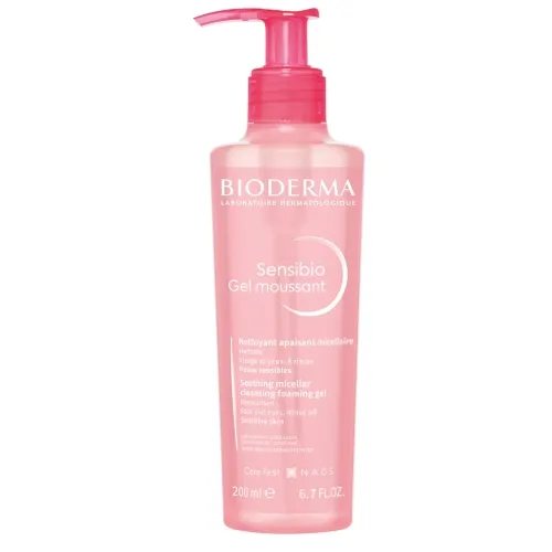 BIODERMA gelis-prausiklis jautriai odai SENSIBIO GEL MOUSSANT, 200 ml