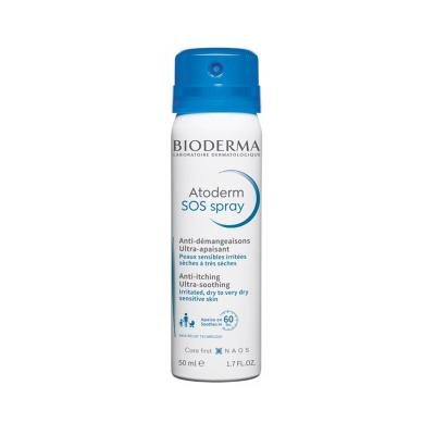 BIODERMA greito veikimo purškalas nuo niežėjimo ATODERM SOS SPRAY, 50 ml