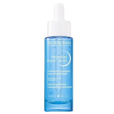 BIODERMA HYDRABIO HYALU+ SERUM, intensyviai drėkinantis koncentruotas serumas dehidratuotai odai, 30 ml