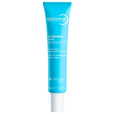 BIODERMA HYDRABIO RICHE, drėkinantis ir maitinantis veido kremas, sausai ir labai sausai odai, 1 vnt., 40 ml