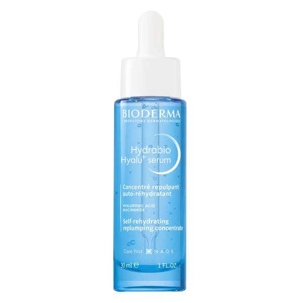 BIODERMA Intensyviai drėkinantis, atkuriamasis koncentruotas serumas dehidratuotai odai HYDRABIO HYALU+ SERUM, 30 ml