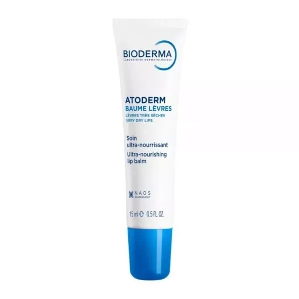 BIODERMA lūpų balzamas ATODERM LEVRES, N1, 15 ml