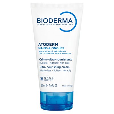 BIODERMA ATODERM MAINS & ONGLES, maitinamasis kremas sausai rankų odai, 50 ml