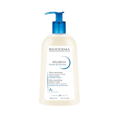 BIODERMA maitinamasis kreminis prausiklis sausai odai ATODERM CREME DE DOUCHE, 500 ml