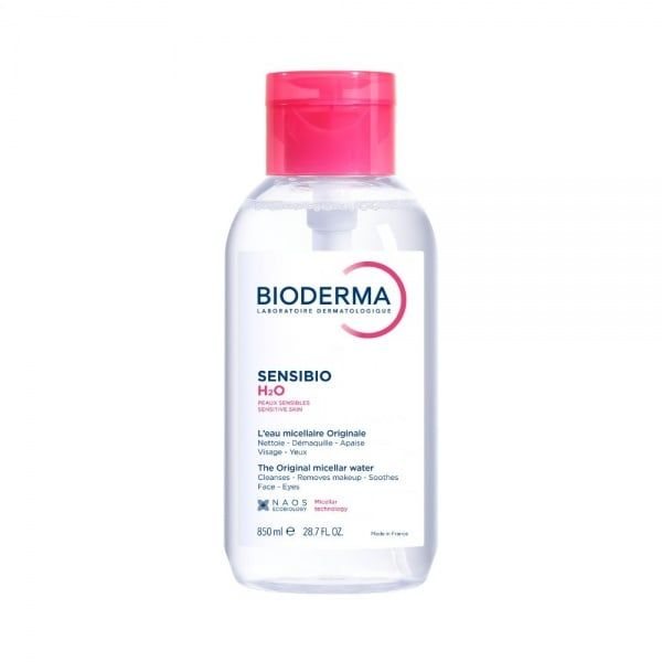 BIODERMA micelinis valomasis vanduo jautriai odai SENSIBIO H2O, 850 ml