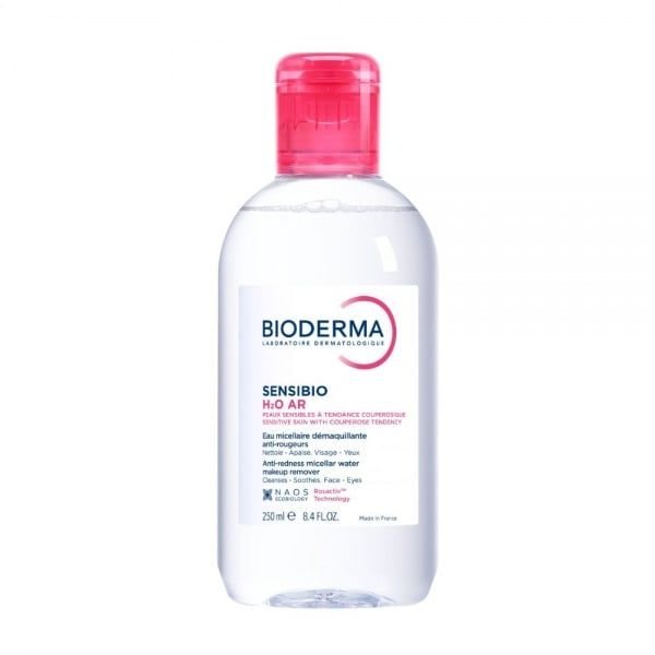 BIODERMA micelinis valomasis vanduo jautriai, raustančiai odai SENSIBIO AR H2O, 250 ml
