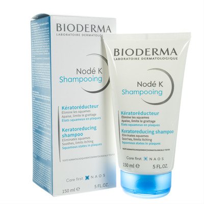 BIODERMA NODE K SHAMPOOING, keratolitinis šampūnas, raminamasis, nuo intensyvaus pleiskanojimo ir niežulio, 150