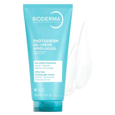 BIODERMA PHOTODERM GEL CREME, raminantis gelis kremas po deginimosi jautriai odai, 200 ml