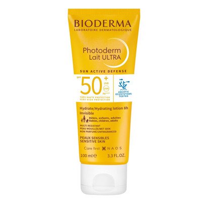 BIODERMA PHOTODERM LAIT ULTRA, apsauginis losjonas nuo saulės, SPF50+, 100 ml