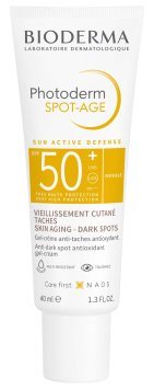 Bioderma PHOTODERM SPOT-AGE SPF50+ nuo saulės hiperpig.odai,tams.dėmėms apsauginis kremas, 40 ml
