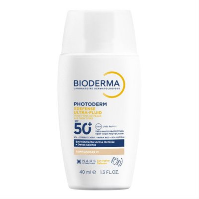 BIODERMA PHT XDEFENSE SPF50+, apauginis kremas nuo saulės su spalva T01, 1 vnt., 40 ml