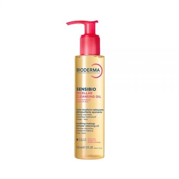 BIODERMA raminamasis aliejinis micelinis prausiklis jautriai odai SENSIBIO MICELLAR CLEANSING OIL, 150 ml