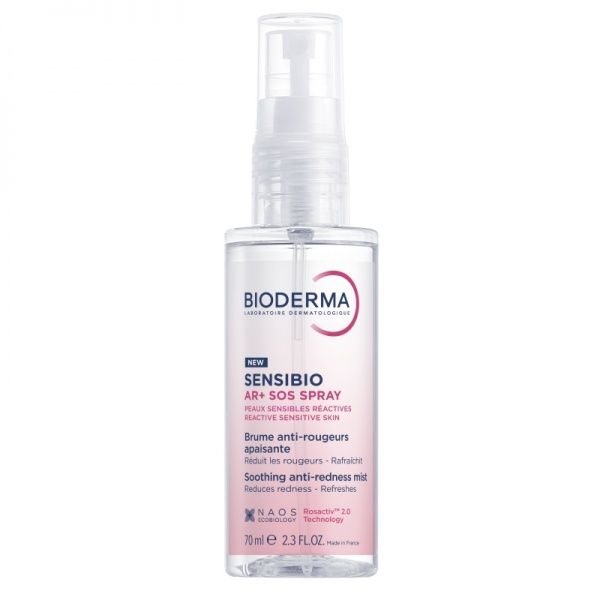 BIODERMA raustančios odos dulksna SENSIBIO AR+ SOS SPRAY, 70 ml