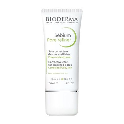 BIODERMA SEBIUM PORE REFINER, korekcinis kremas, koncentratas, odai su išsiplėtusiomis poromis, 30 ml