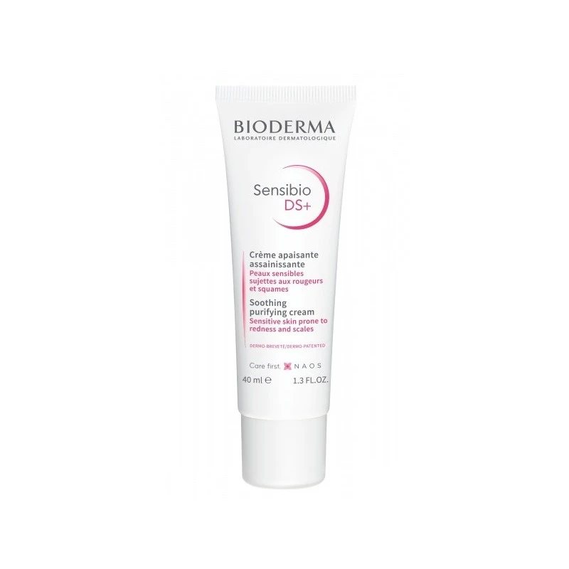 BIODERMA SENSIBIO DS+, specifinė jautrios, pleiskanojančios ir paraudusios odos priežiūros priemonė, N1, 40 ml