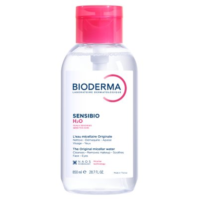 BIODERMA SENSIBIO H2O, micelinis valomasis vanduo, 850 ml