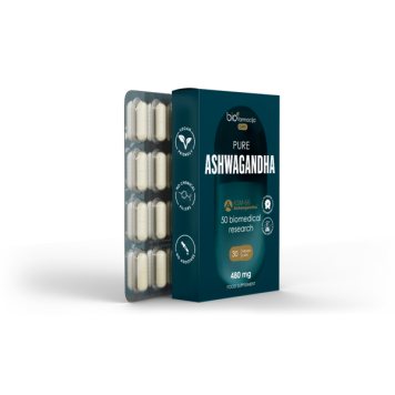Biofarmacija CAPS PURE ASHWAGANDHA 480 mg kapsulės N30