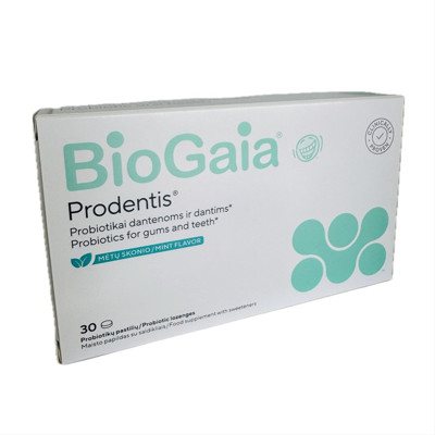 BIOGAIA PRODENTIS, 30 čiulpiamųjų pastilių