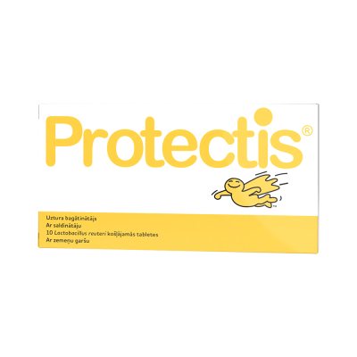 Biogaia Protectis tabletės, braškių skonio N10