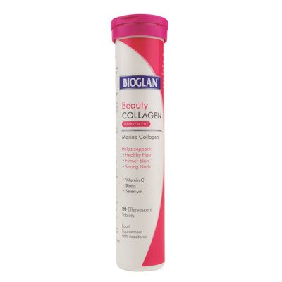 BIOGLAN BEAUTY COLLAGEN, kolagenas, 1000 mg, 20 šnypščiųjų tablečių