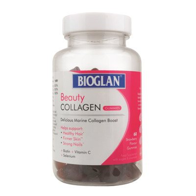 BIOGLAN BEAUTY COLLAGEN, kolagenas, 1000 mg, 60 guminukų