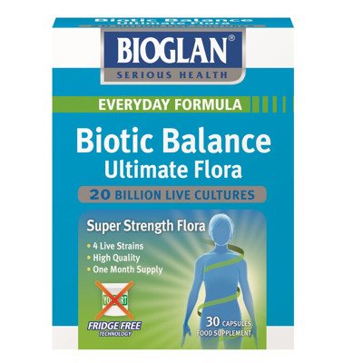 BIOGLAN BIOTIC BALANCE ULTIMATE FLORA, 30 kapsulių