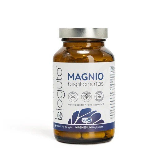 Bioguto Magnio bisglicinatas 90 kapsulių