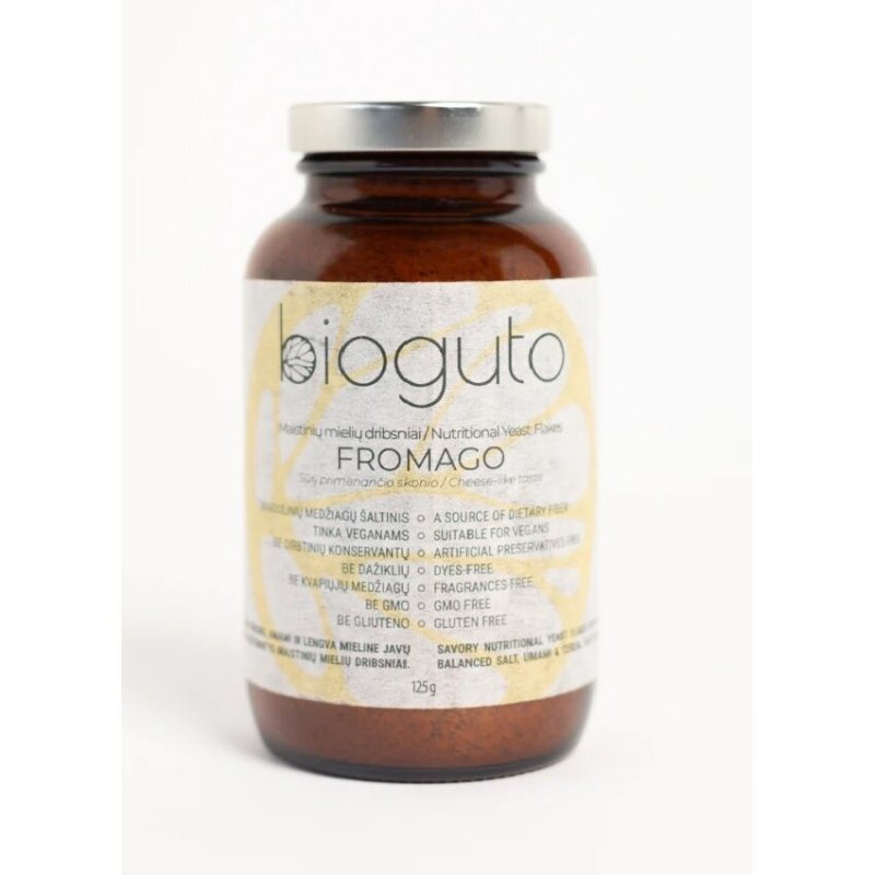 Bioguto maistinių mielių dribsniai Fromago, 125 g