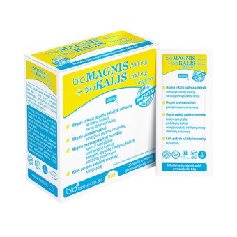 BIOMAGNIS 300 MG + BIOKALIS 300 MG DISPERSE (LT-EKO-001), 30 pakelių