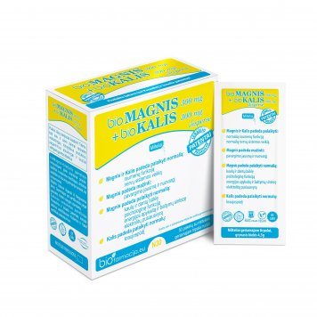 bioMAGNIS 300 mg+bioKALIS 300 mg milteliai N30