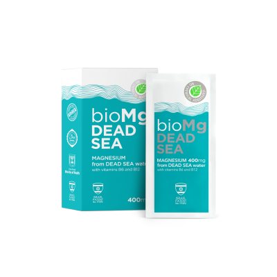 bioMG DEAD SEA+B6+B12 400 mg milteliai N7