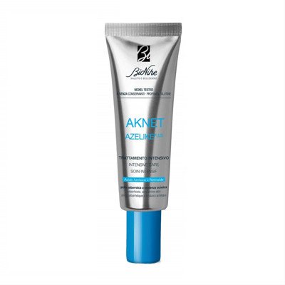 BIONIKE AKNET AZELIKE PLUS intensyvaus poveikio rūgštinis kremas, linkusiai į spuogus veido odai, 30 ml