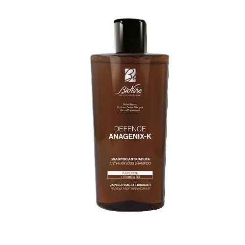 BioNike DEFENCE ANAGENIX-K, šampūnas slenkantiems plaukams, 200 ml