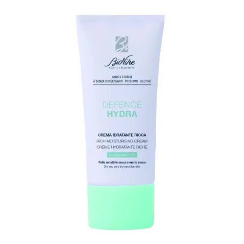 BioNike DEFENCE HYDRA Rich drėkinamasis veido kremas, 50 ml