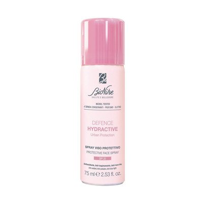 BIONIKE DEFENCE HYDRACTIVE SPF 25 drėkinamoji apsauginė veido dulksna nuo uv spindulių, mėlynosios šviesos ir aplinkos taršos, 75 ml