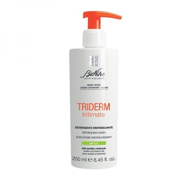 BIONIKE intymios higienos prausiklis TRIDERM INTIMATE PH 5,5, 250 ml