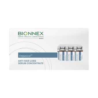BIONNEX koncentruotas serumas nuo plaukų slinkimo ORGANICA, x 12 vnt., 10 ml