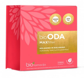 bioODA MAXfiller milteliai geriamajam tirpalui paketėlyje N28