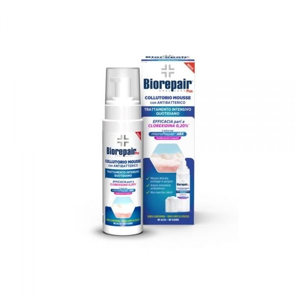 BIOREPAIR burnos skalavimo putos PLUS INTENSIVE DAILY TREATMENT, 200 ml