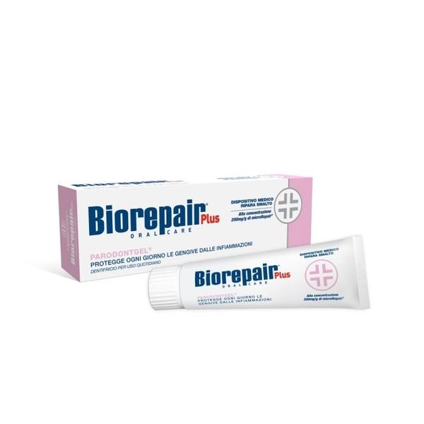 BIOREPAIR dantų pasta kraujuojančioms dantenoms PLUS PARODONTGEL, 75 ml
