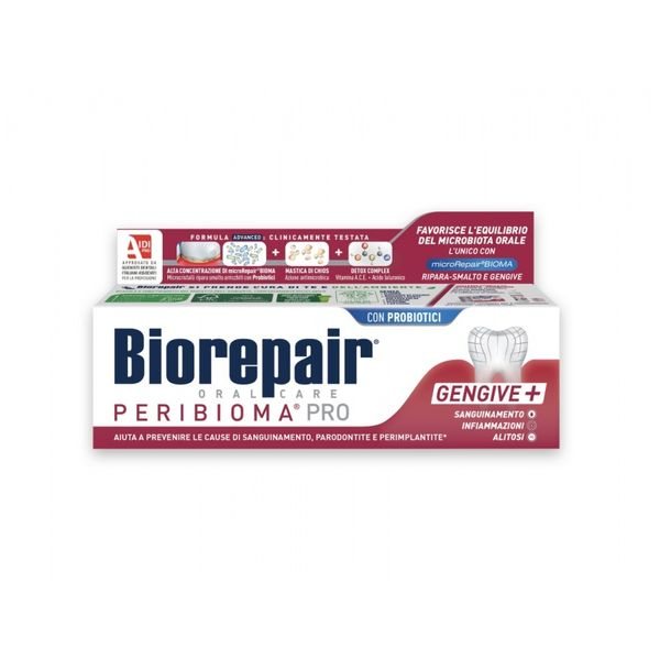 BIOREPAIR dantų pasta su probiotikais PERIBIOMA PRO, 75 ml