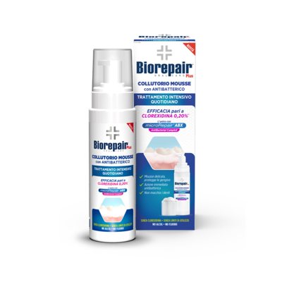 BIOREPAIR® PLUS INTENSIVE DAILY TREATMENT, burnos skalavimo putos, su antibakteriniu kompleksu, 200 ml