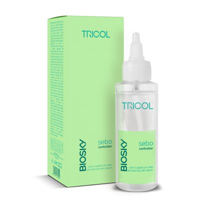 BIOSKY Sebo Controller losjonas riebiai galvos odai ir plaukams, 100 ml