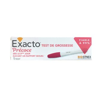 BIOSYNEX ankstyvas nėštumo testas EXACTO EARLY, 1 vnt